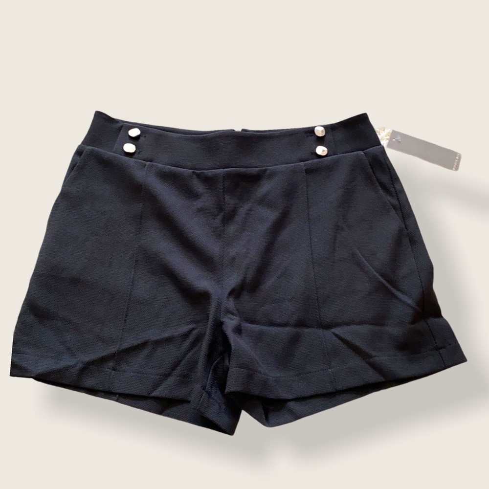 LAST CHANCE-donating next month! NWT jacquard black shorts